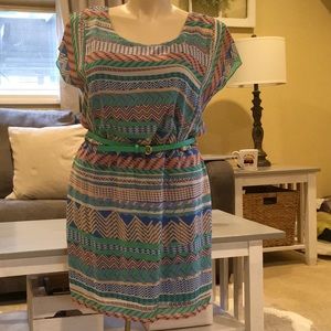 Belted Dress Xl city triangles